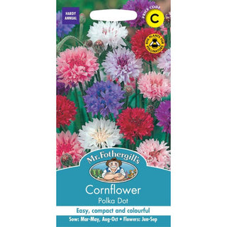 Mr Fothergills Rspb Cornflower Polka Dot