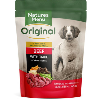 Natures Menu Dog Pouch Beef With Tripe & Vegetables