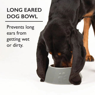 Scruffs Grey Non Tip Long Eared Bowl