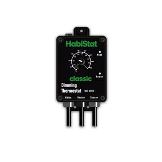 Habistat Dimming Thermostat Black 600 Watts