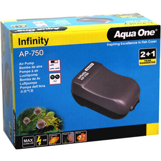 Aqua One Infinity Air Pump Twin Ap - 750
