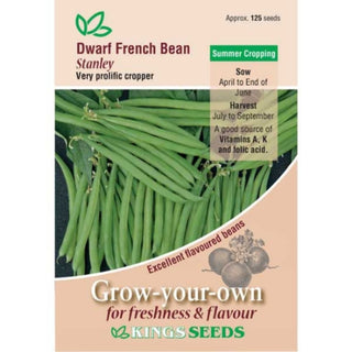King's Seeds Dwarf French Bean Stanley