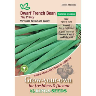 Kings Seeds Dwarf French Bean The Prince