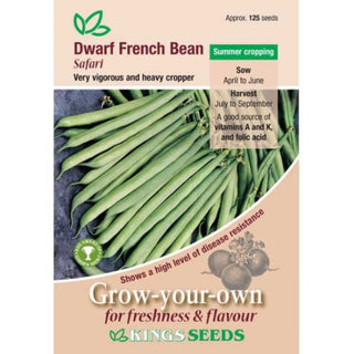 Kings Seeds Dwarf French Bean Safari