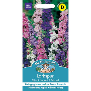 Mr Fothergills Larkspur Giant Imperial Mixed