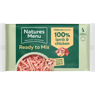 Natures Menu Frozen Free Flow Lamb & Chicken Mince