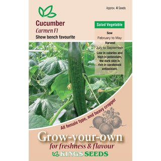 Kings Seeds Cucumber Carmen F1