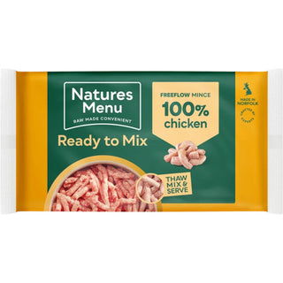 Natures Menu Frozen Free Flow Chicken  Mince