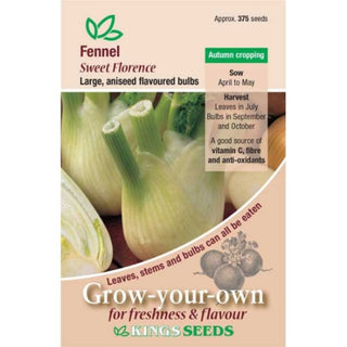 Kings Seeds Fennel Sweet Florence