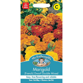 Mr Fothergills Marigold (french) Dwarf Double Mixed