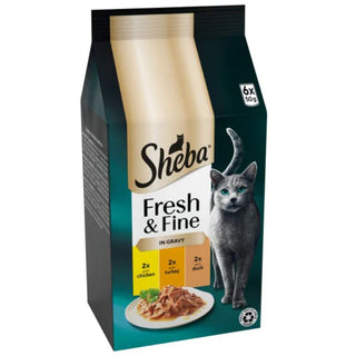 Sheba Fresh & Fine Poultry Mix in Gravy