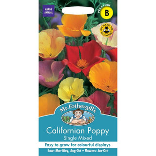 Mr Fothergills Rspb Californ Ian Poppy Single Mixed