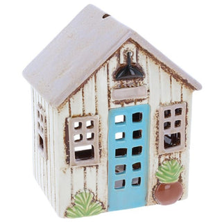 Village Pottery Holiday House Cream Tealight