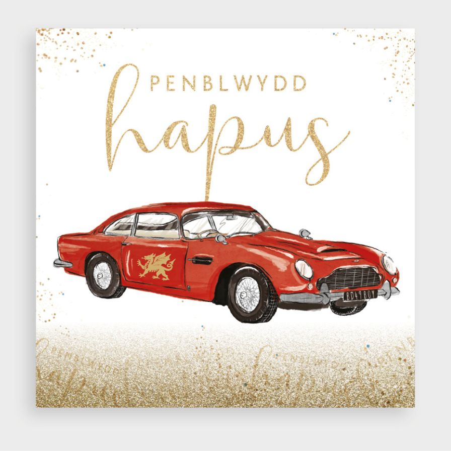 Red Car Greetings Card - Default Title | Zoars Ark Pet Superstore