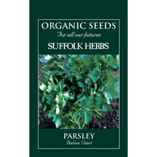 Suffolk Herbs Organic Parsley Italian Giant
