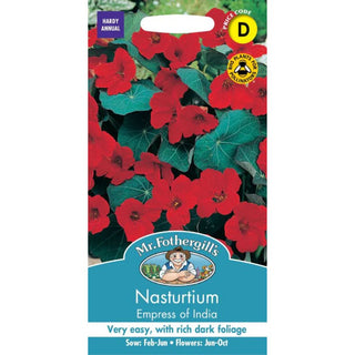 Mr Fothergills Nasturtium Empress Of India