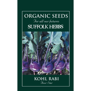 Suffolk Herbs Organic Kohl Rabi Azure Star