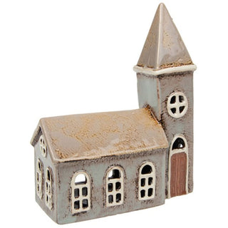 Village Pottery Church Tealight