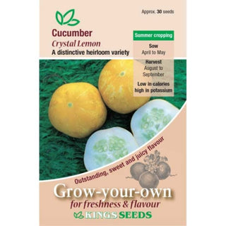 Kings Seeds Cucumber Crystal Lemon