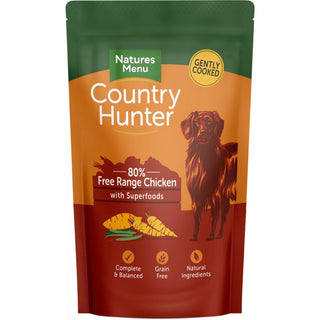 Natures Menu Country Hunter Dog Pouch Super Food Chicken