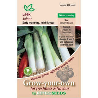 Kings Seeds Leek Jolant