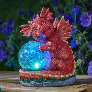 Smart Solar Gazing Figurines - Dragon Glow
