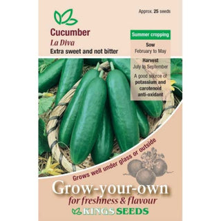 Kings Seeds Cucumber La Diva