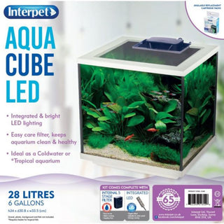 Aqua Cube Led Aquarium 28 L