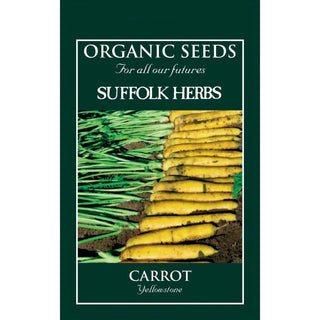 Suffolk Herbs Organic Carrot Yellowstone F1