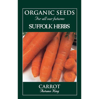 Suffolk Herbs Organic Carrot Autumn King