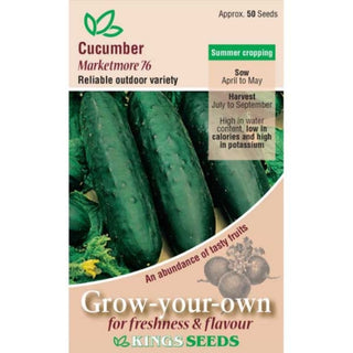Kings Seeds Cucumber Marketmore 76