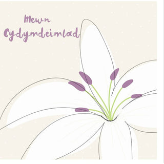 Sympathy Lily Greetings Card