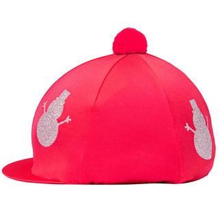 Hy Christmas Snowman Hat Silk - Red/Silver