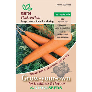 Kings Seeds Carrot Flakee (Flak)