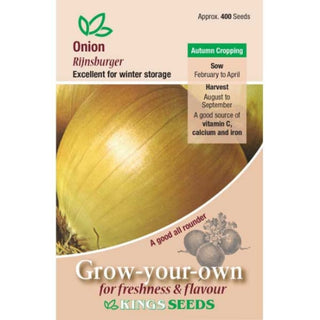 Kings Seeds Onion Rijnsburger
