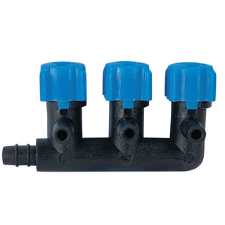 Aqua One Gang Valve 3 Way