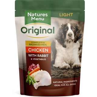 Natures Menu Dog Pouch Chicken With Rabbit Light