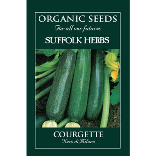 Suffolk Herbs Organic Courgette Nero Di Milano
