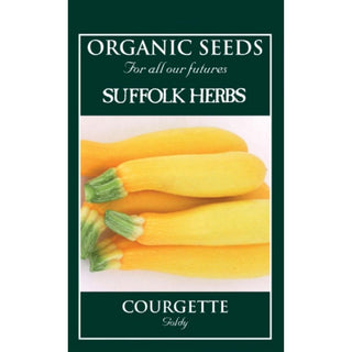 Suffolk Herbs Organic Courgette Goldy