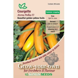 Kings Seeds Courgette Atena Polka F1