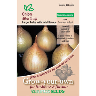 Kings Seeds Onion Ailsa Craig