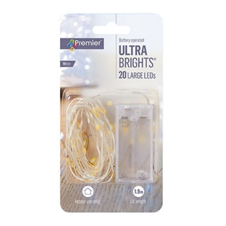 Premier Indoor Ultrabright Lights - Battery Operated Multicolour