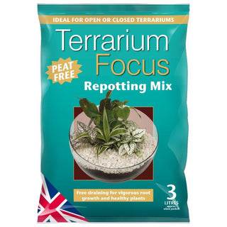 Growth Technology Terrarium Focus Repotting Mix Peat Free
