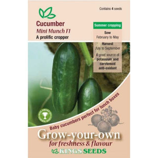 Kings Seeds Cucumber Mini Munch F1