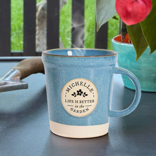 History & Heraldry Personalised Plant Pot Mug
