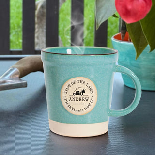 History & Heraldry Personalised Plant Pot Mug