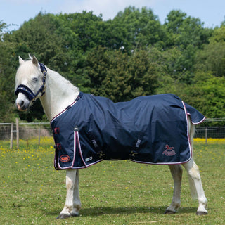 Ponie 50g Duraproof Turnout Rug Navy