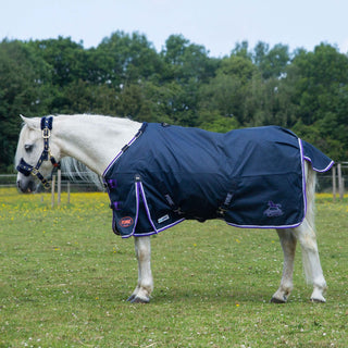Ponie 0g Duraproof Turnout Rug Navy