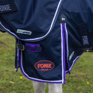 Ponie 0g Duraproof Turnout Rug Navy