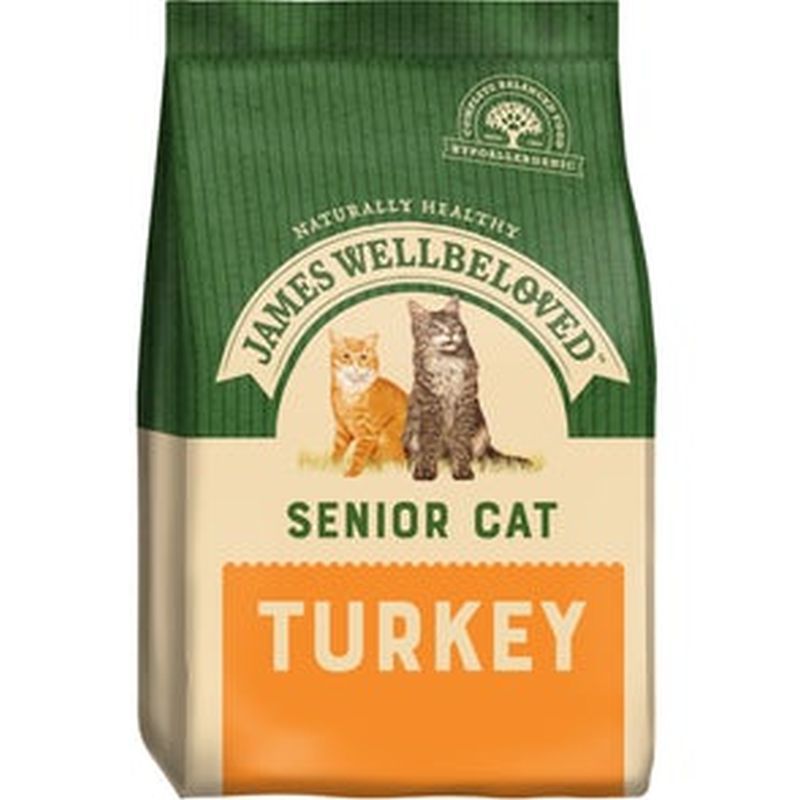 James Wellbeloved Senior Cat Food With Turkey & Rice 1.5kg